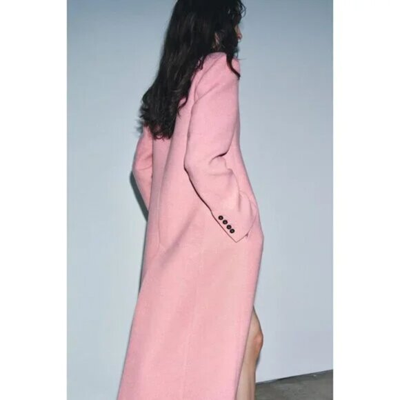 ZARA ZW COLLECTION LIMITED EDITION LONG COAT - Picture 4 of 7